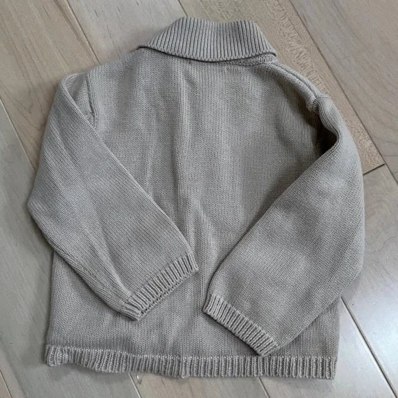 Jacadi beige soft knit cardigan jacket